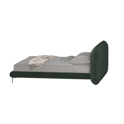 Bolzano Upholstered Bed with Curved Headboard