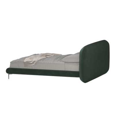 Bolzano Upholstered Bed with Curved Headboard