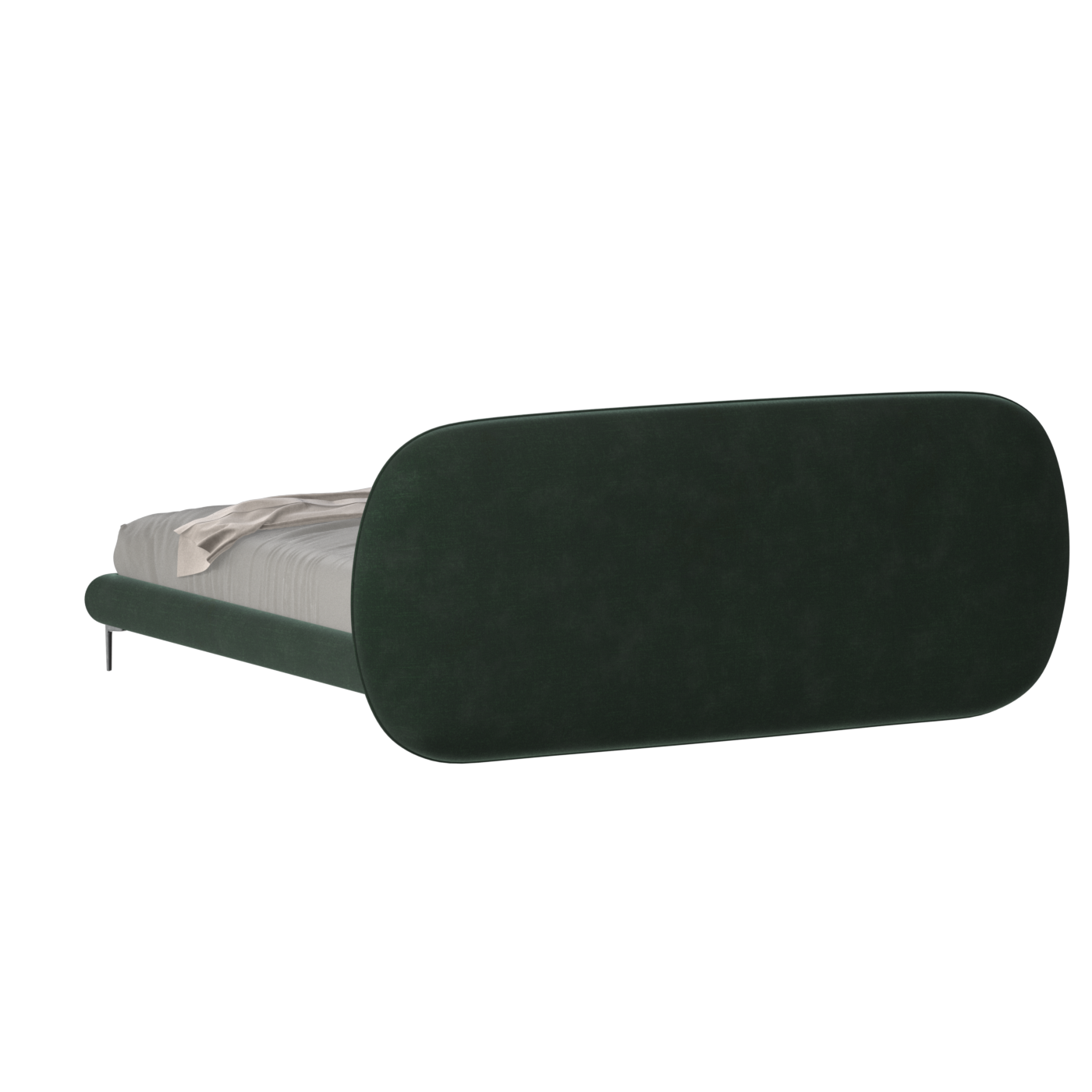 Bolzano Upholstered Bed with Curved Headboard