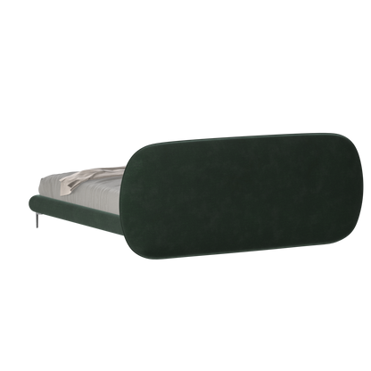 Bolzano Upholstered Bed with Curved Headboard