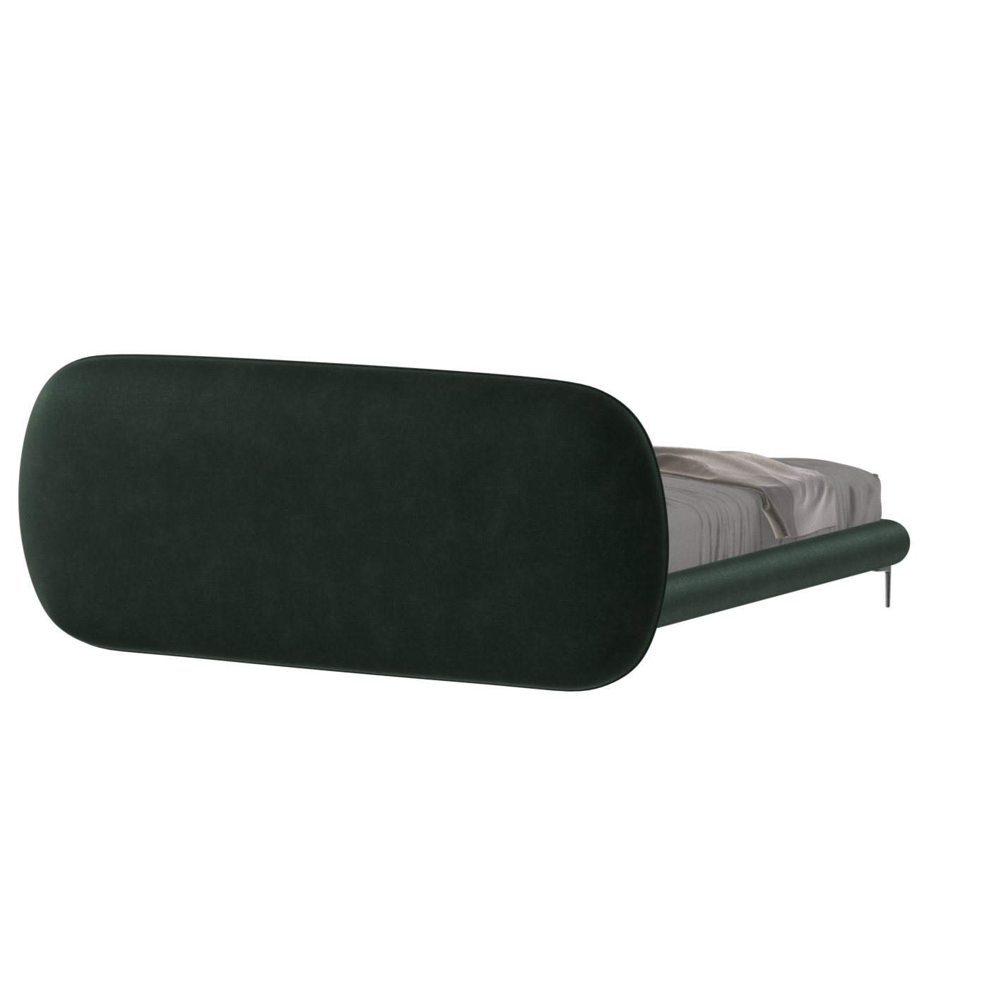 Bolzano Upholstered Bed with Curved Headboard