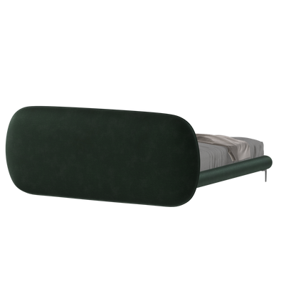 Bolzano Upholstered Bed with Curved Headboard