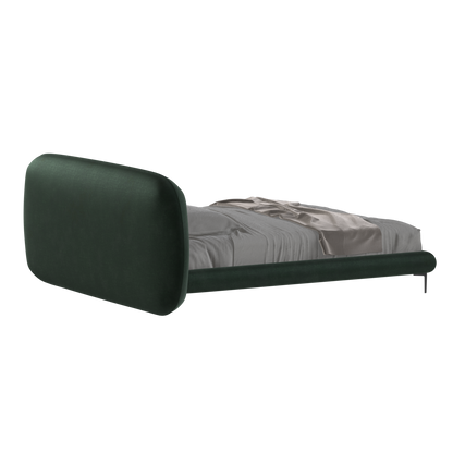 Bolzano Upholstered Bed with Curved Headboard