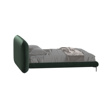 Bolzano Upholstered Bed with Curved Headboard