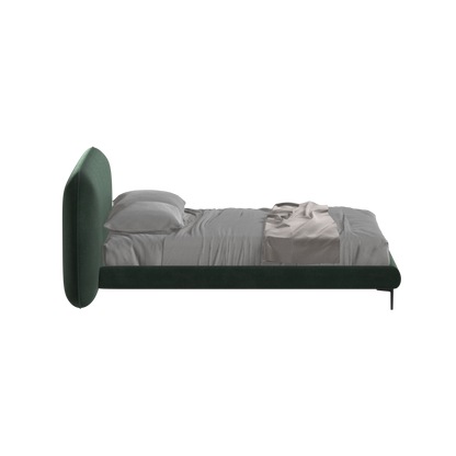 Bolzano Upholstered Bed with Curved Headboard