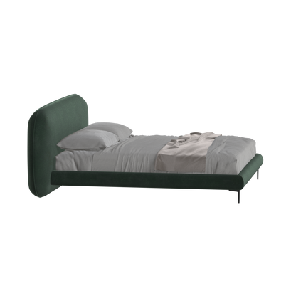 Bolzano Upholstered Bed with Curved Headboard