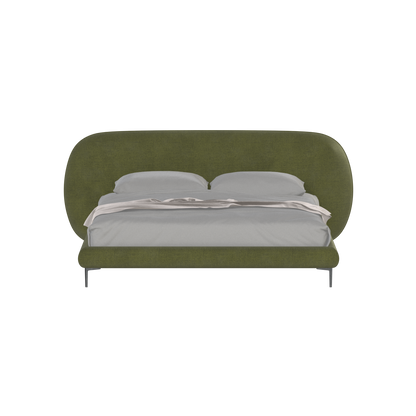 Bolzano Upholstered Bed with Curved Headboard