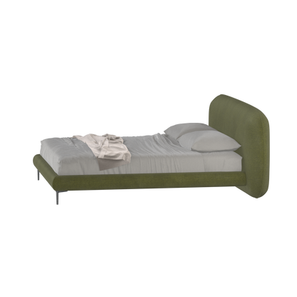Bolzano Upholstered Bed with Curved Headboard