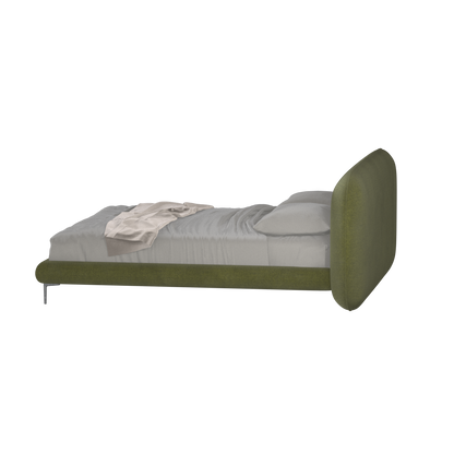 Bolzano Upholstered Bed with Curved Headboard