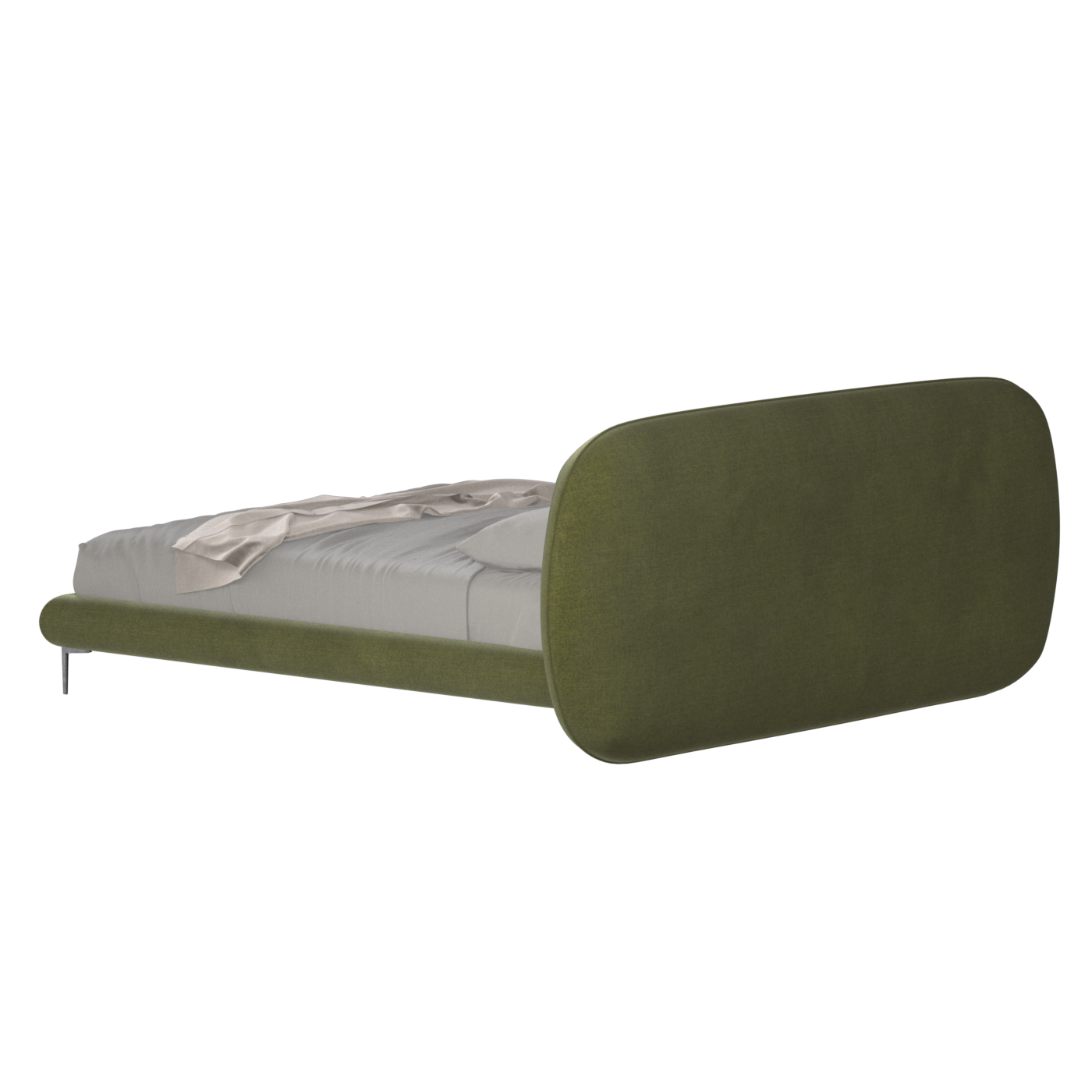 Bolzano Upholstered Bed with Curved Headboard