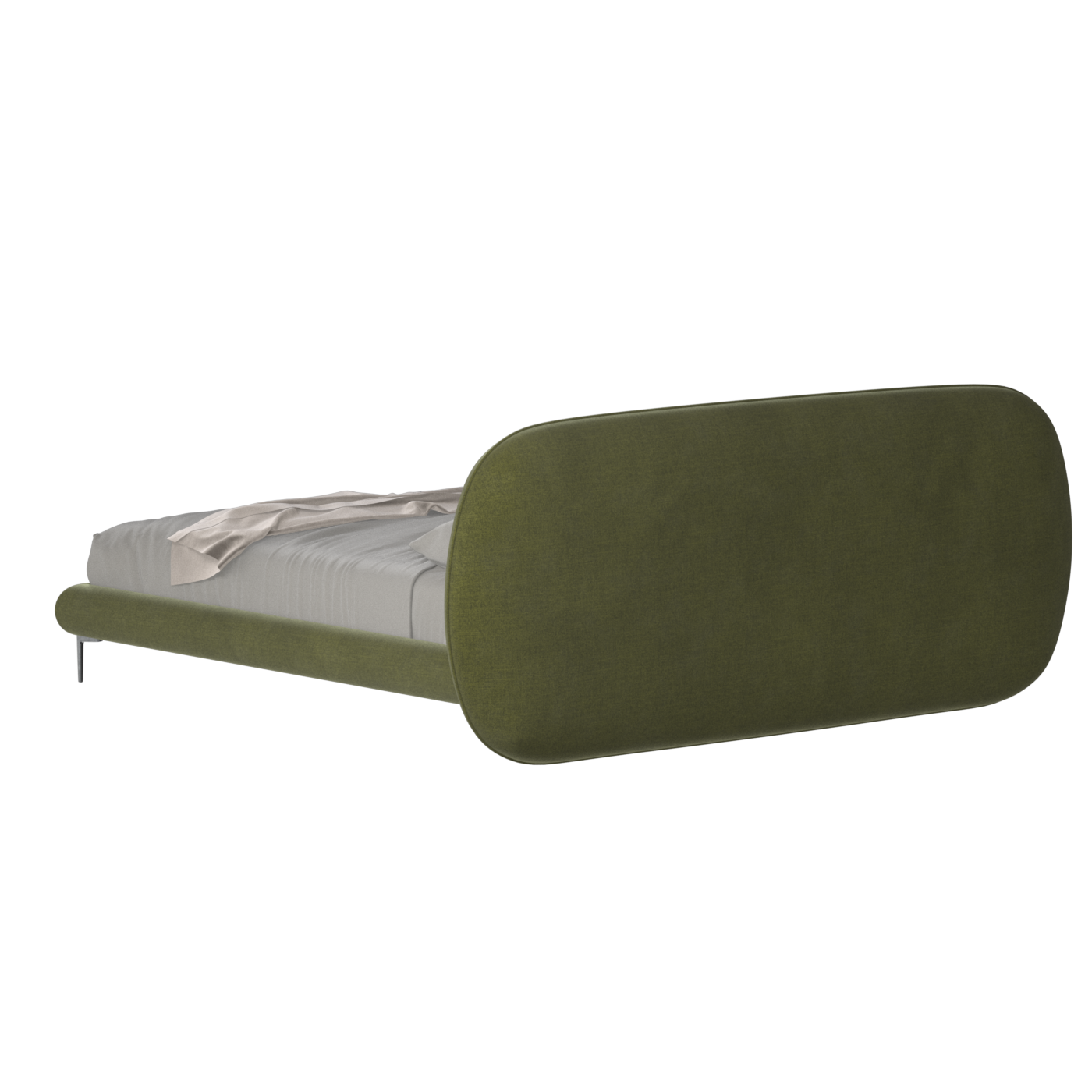 Bolzano Upholstered Bed with Curved Headboard