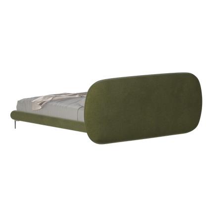 Bolzano Upholstered Bed with Curved Headboard