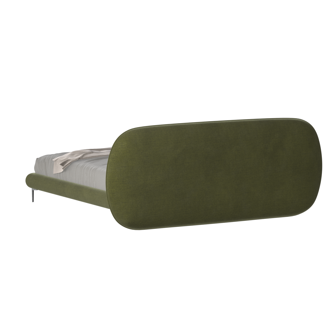 Bolzano Upholstered Bed with Curved Headboard
