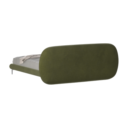 Bolzano Upholstered Bed with Curved Headboard