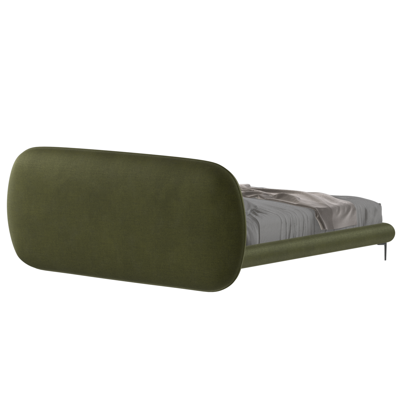 Bolzano Upholstered Bed with Curved Headboard