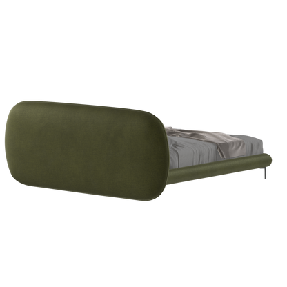 Bolzano Upholstered Bed with Curved Headboard