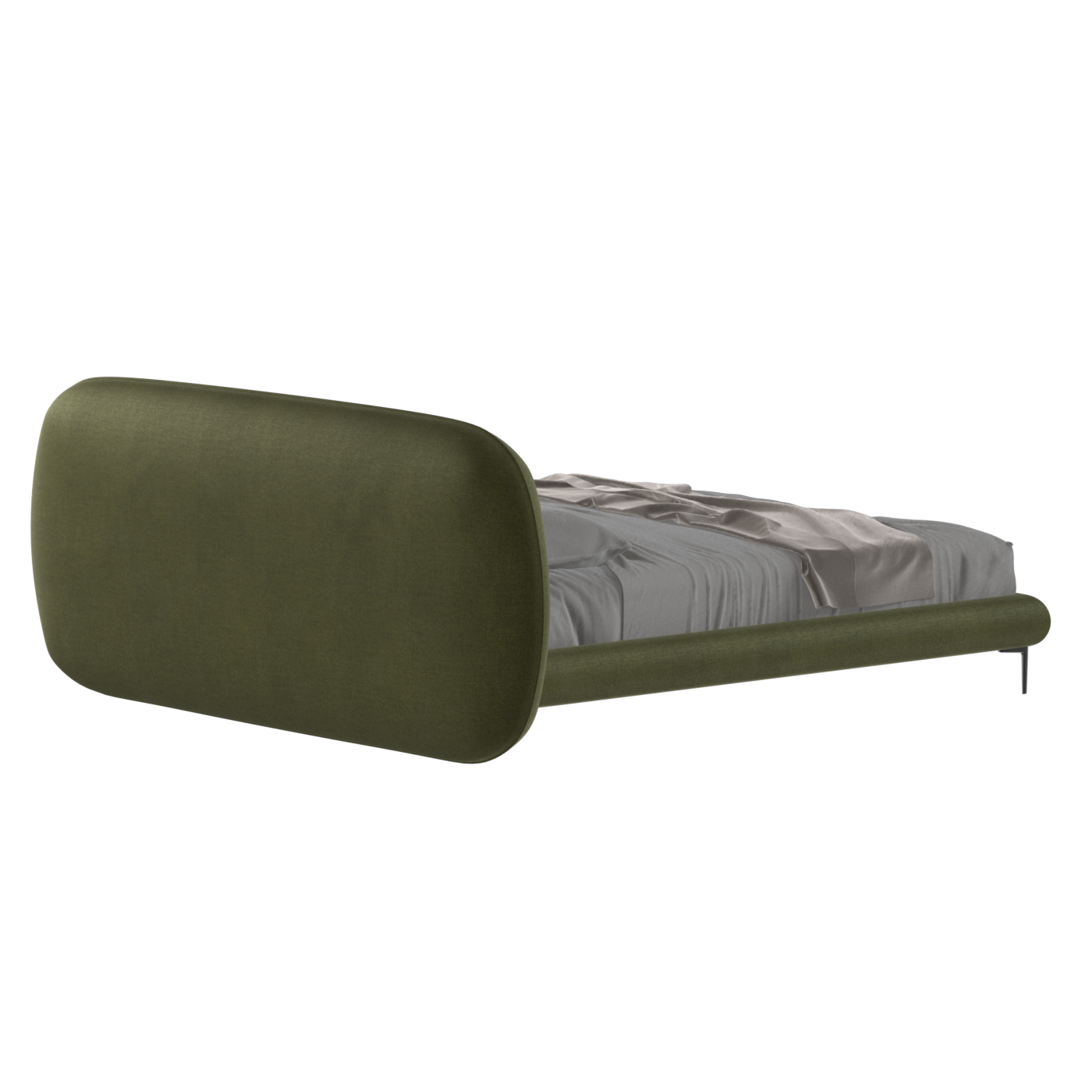 Bolzano Upholstered Bed with Curved Headboard
