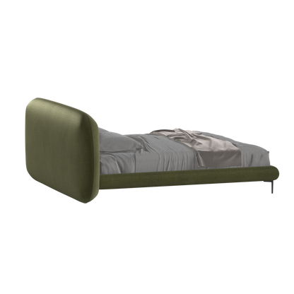 Bolzano Upholstered Bed with Curved Headboard