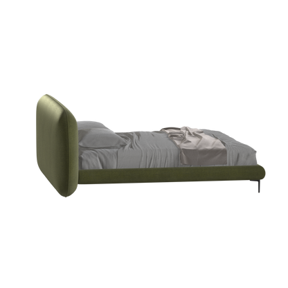 Bolzano Upholstered Bed with Curved Headboard