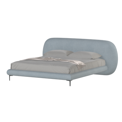 Bolzano Upholstered Bed with Curved Headboard