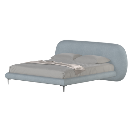 Bolzano Upholstered Bed with Curved Headboard