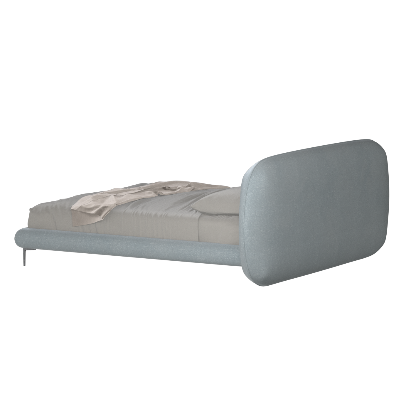 Bolzano Upholstered Bed with Curved Headboard