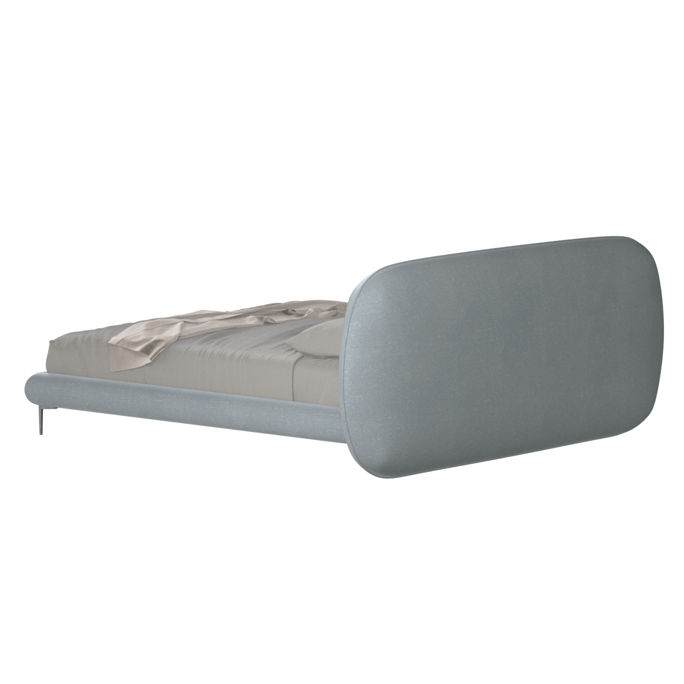 Bolzano Upholstered Bed with Curved Headboard