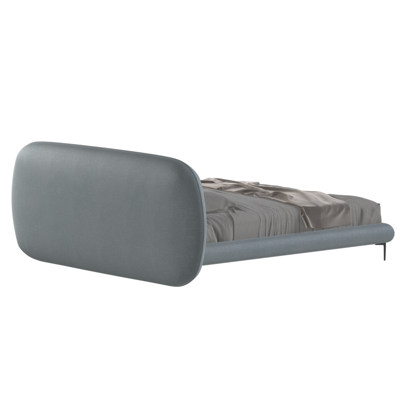 Bolzano Upholstered Bed with Curved Headboard