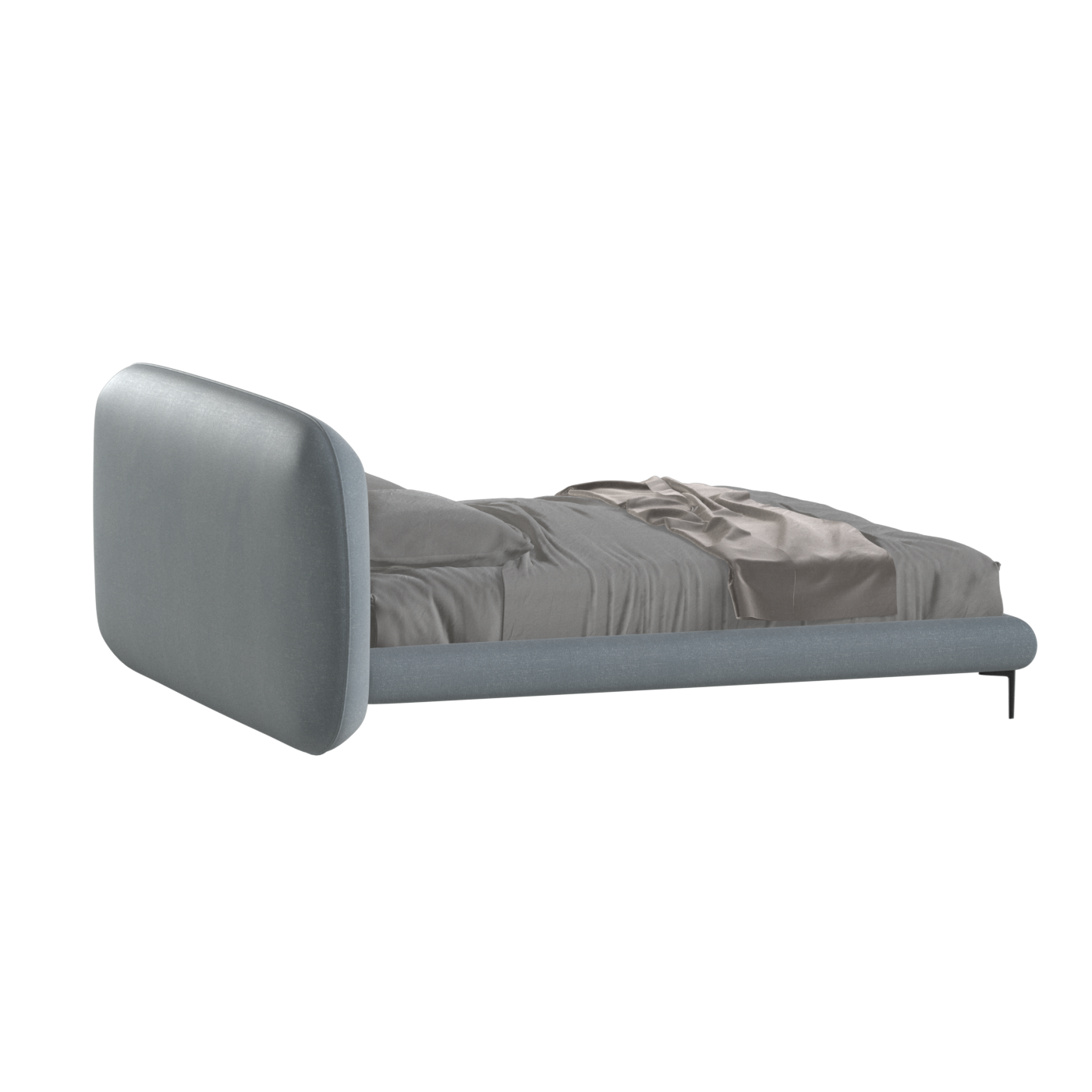 Bolzano Upholstered Bed with Curved Headboard
