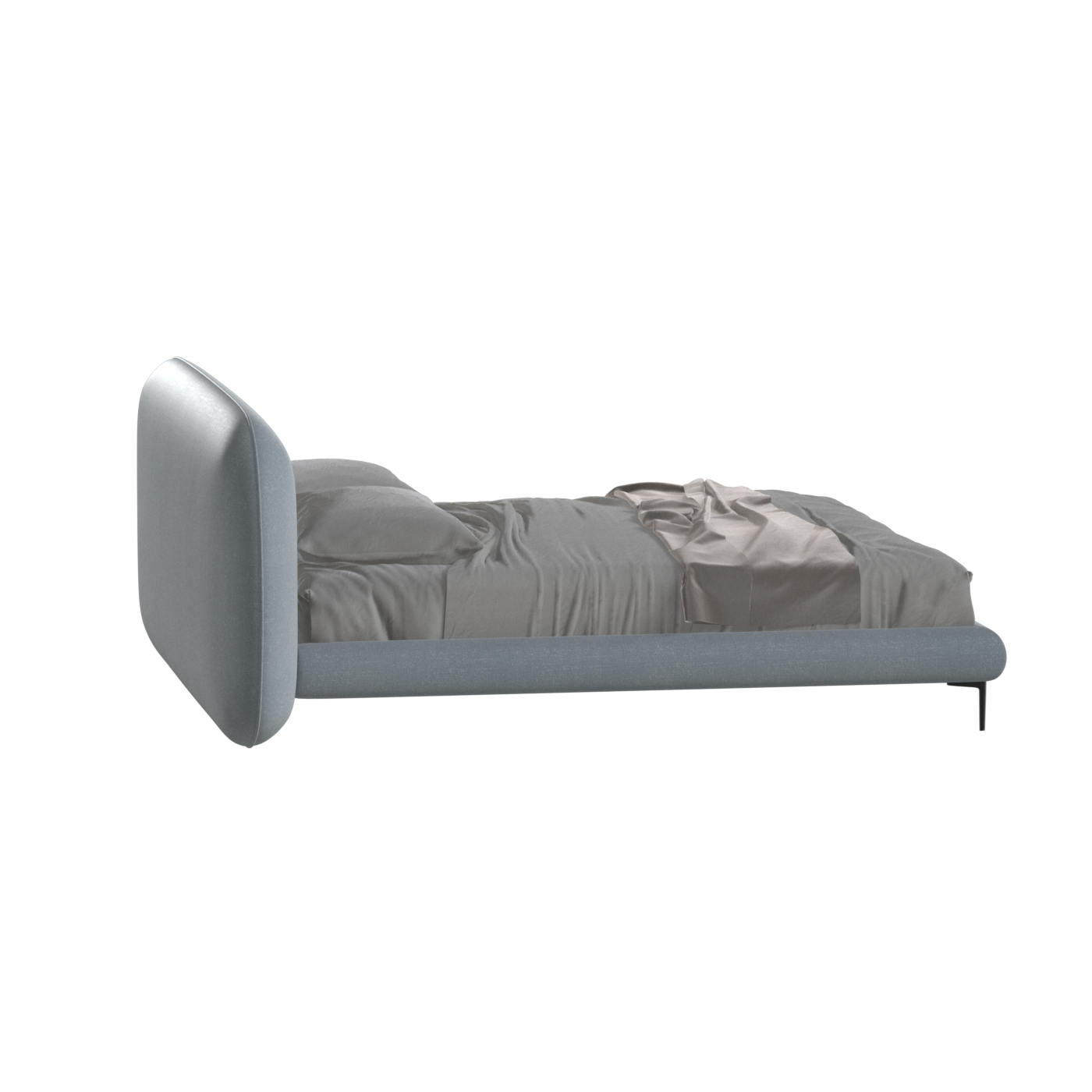 Bolzano Upholstered Bed with Curved Headboard