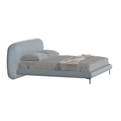 Bolzano Upholstered Bed with Curved Headboard