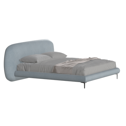 Bolzano Upholstered Bed with Curved Headboard
