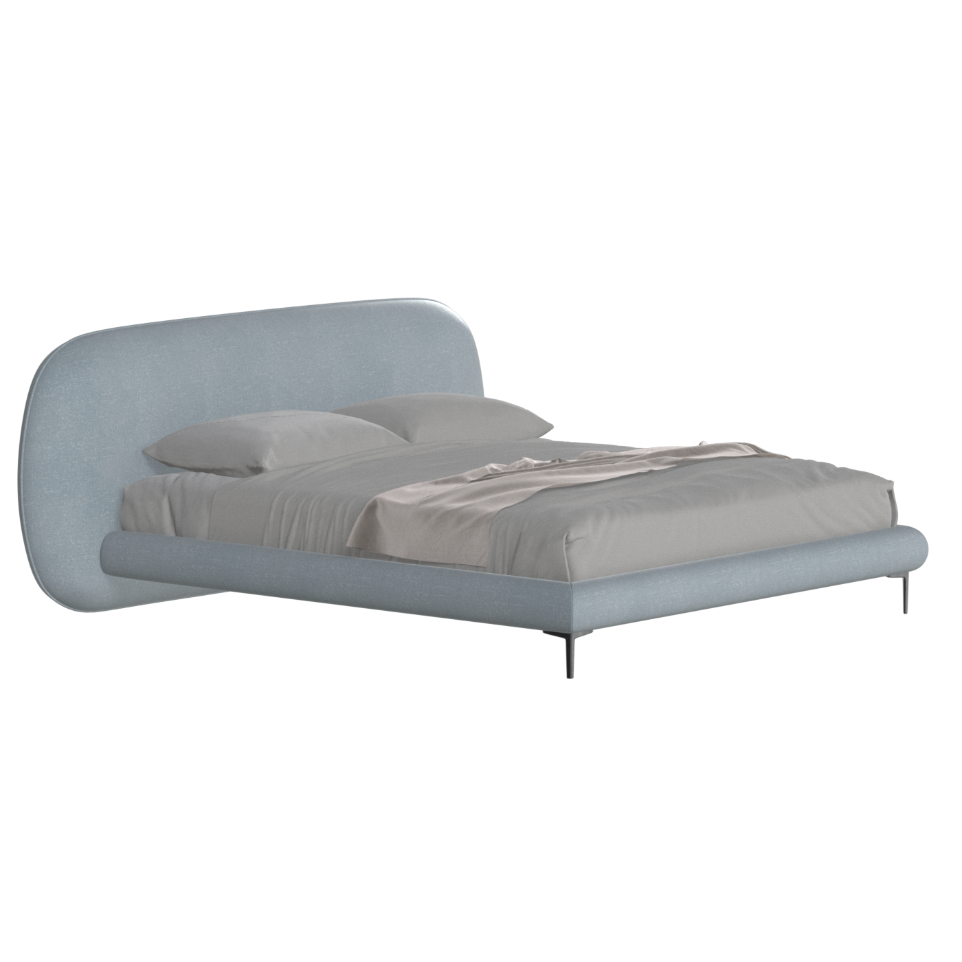 Bolzano Upholstered Bed with Curved Headboard