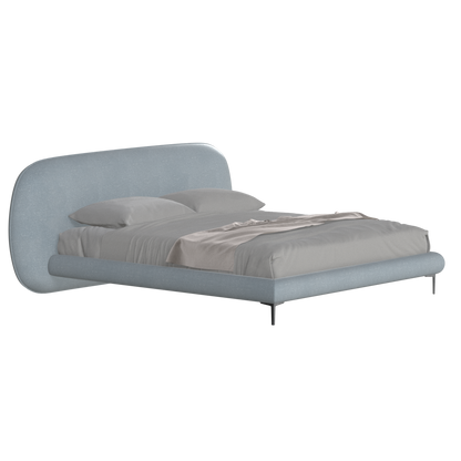Bolzano Upholstered Bed with Curved Headboard