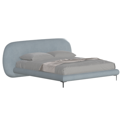 Bolzano Upholstered Bed with Curved Headboard