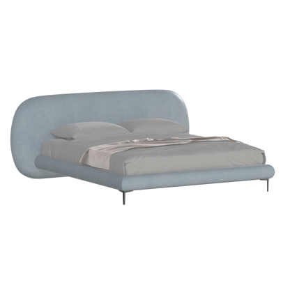 Bolzano Upholstered Bed with Curved Headboard