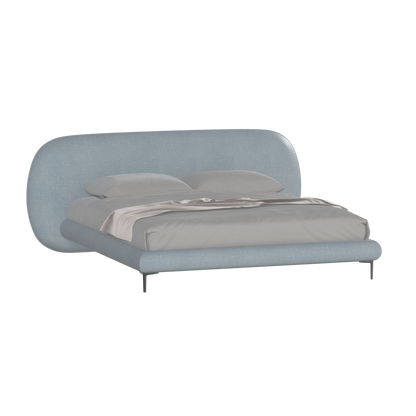 Bolzano Upholstered Bed with Curved Headboard