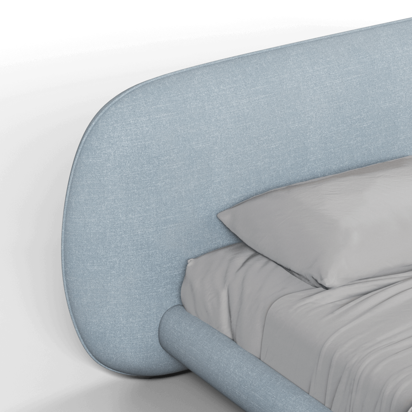Bolzano Upholstered Bed with Curved Headboard