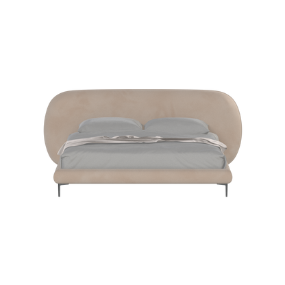 Bolzano Upholstered Bed with Curved Headboard