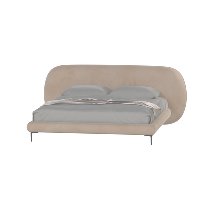 Bolzano Upholstered Bed with Curved Headboard
