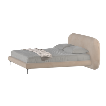 Bolzano Upholstered Bed with Curved Headboard