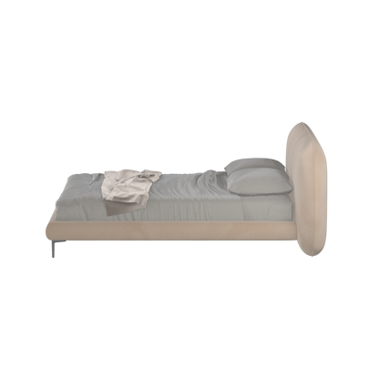 Bolzano Upholstered Bed with Curved Headboard