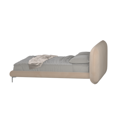 Bolzano Upholstered Bed with Curved Headboard