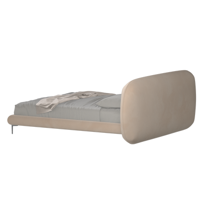 Bolzano Upholstered Bed with Curved Headboard