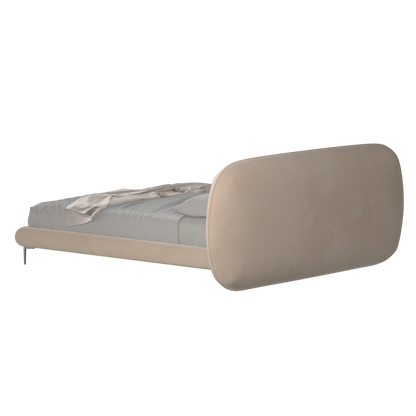 Bolzano Upholstered Bed with Curved Headboard