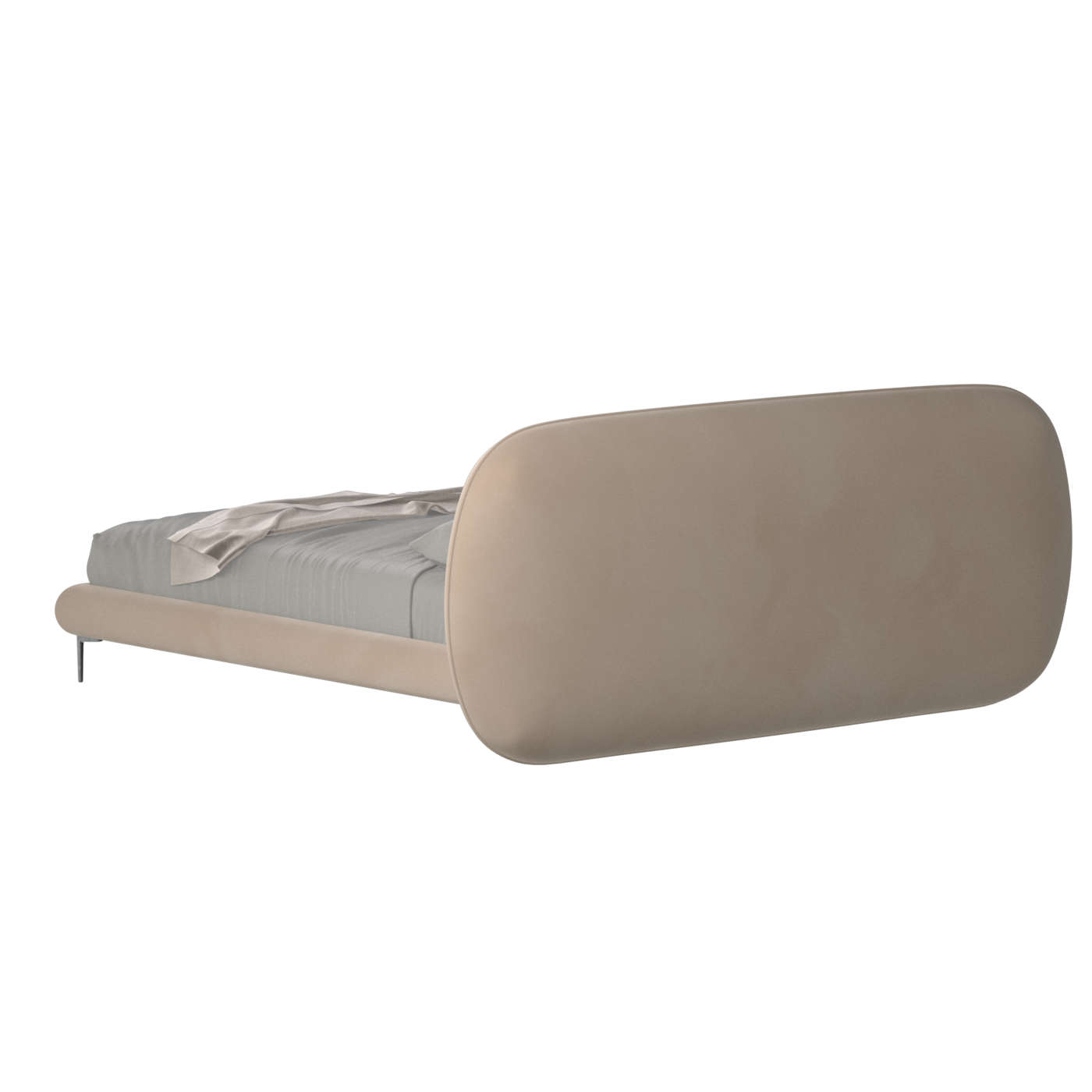 Bolzano Upholstered Bed with Curved Headboard