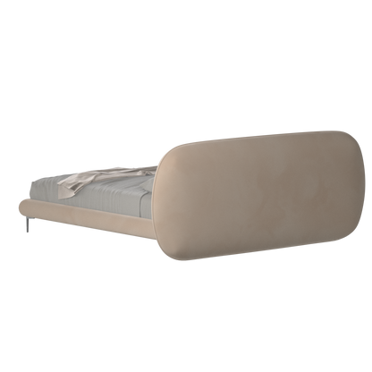 Bolzano Upholstered Bed with Curved Headboard