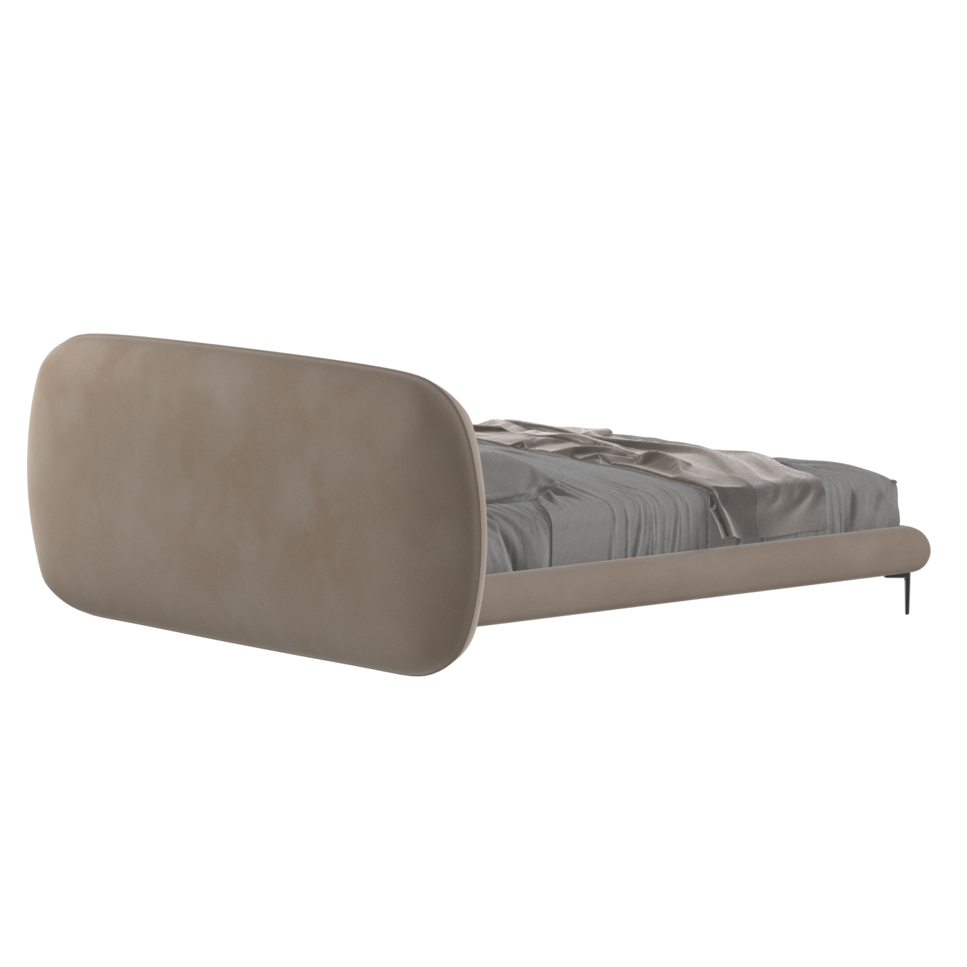 Bolzano Upholstered Bed with Curved Headboard