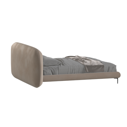 Bolzano Upholstered Bed with Curved Headboard