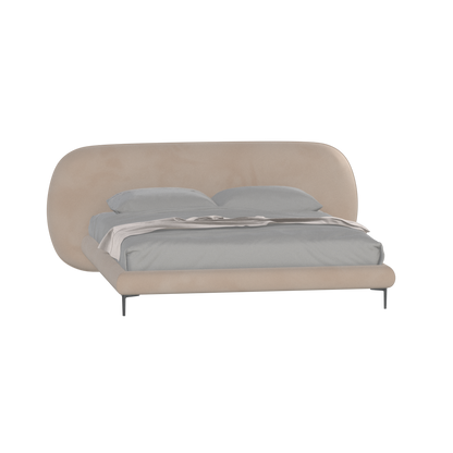 Bolzano Upholstered Bed with Curved Headboard